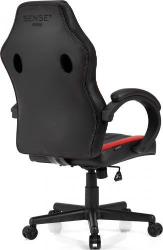 SENSE7 Prism Gaming Chair, Black/Red - Thumbnail 3