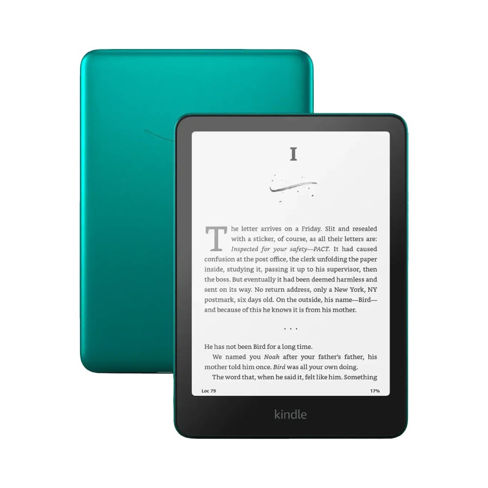 Amazon Kindle Paperwhite Signature Edition Tablet, 32GB, Metallic Jade - Image 1