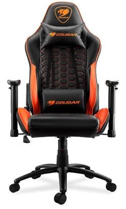 Cougar Outrider Gaming Chair, Black/Orange - Image 1