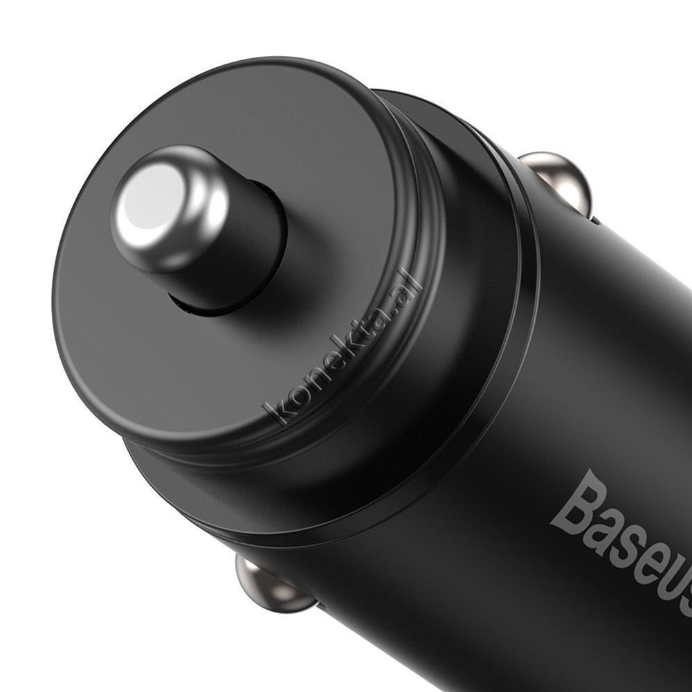 Baseus 30W Car Charger, Black - Thumbnail 7