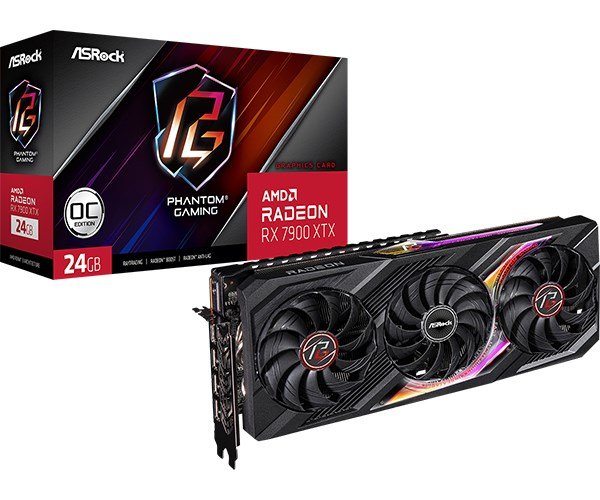 ASRock Radeon RX 7900 XTX Phantom Gaming OC Graphics Card, 24GB GDDR6 - Thumbnail 4