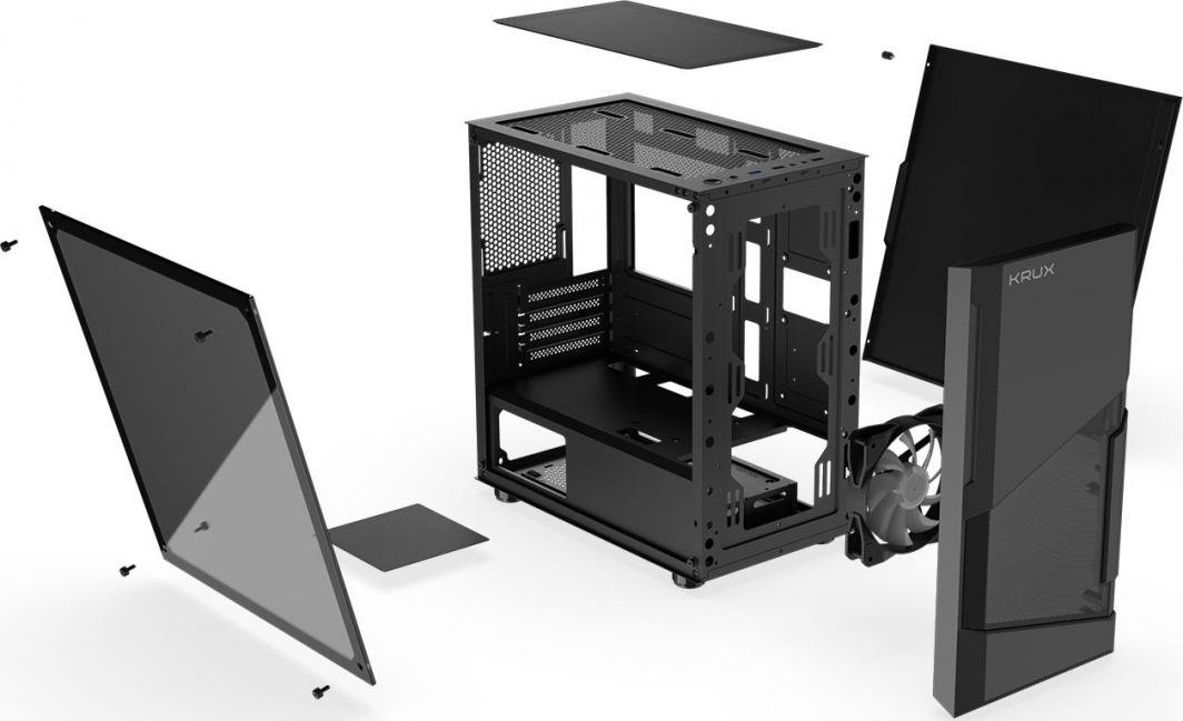 Krux Cosmo RGB Case, Mini Tower - Thumbnail 28