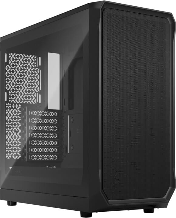 Fractal Design Focus 2 Case, Black TG Clear Tint - Image 1