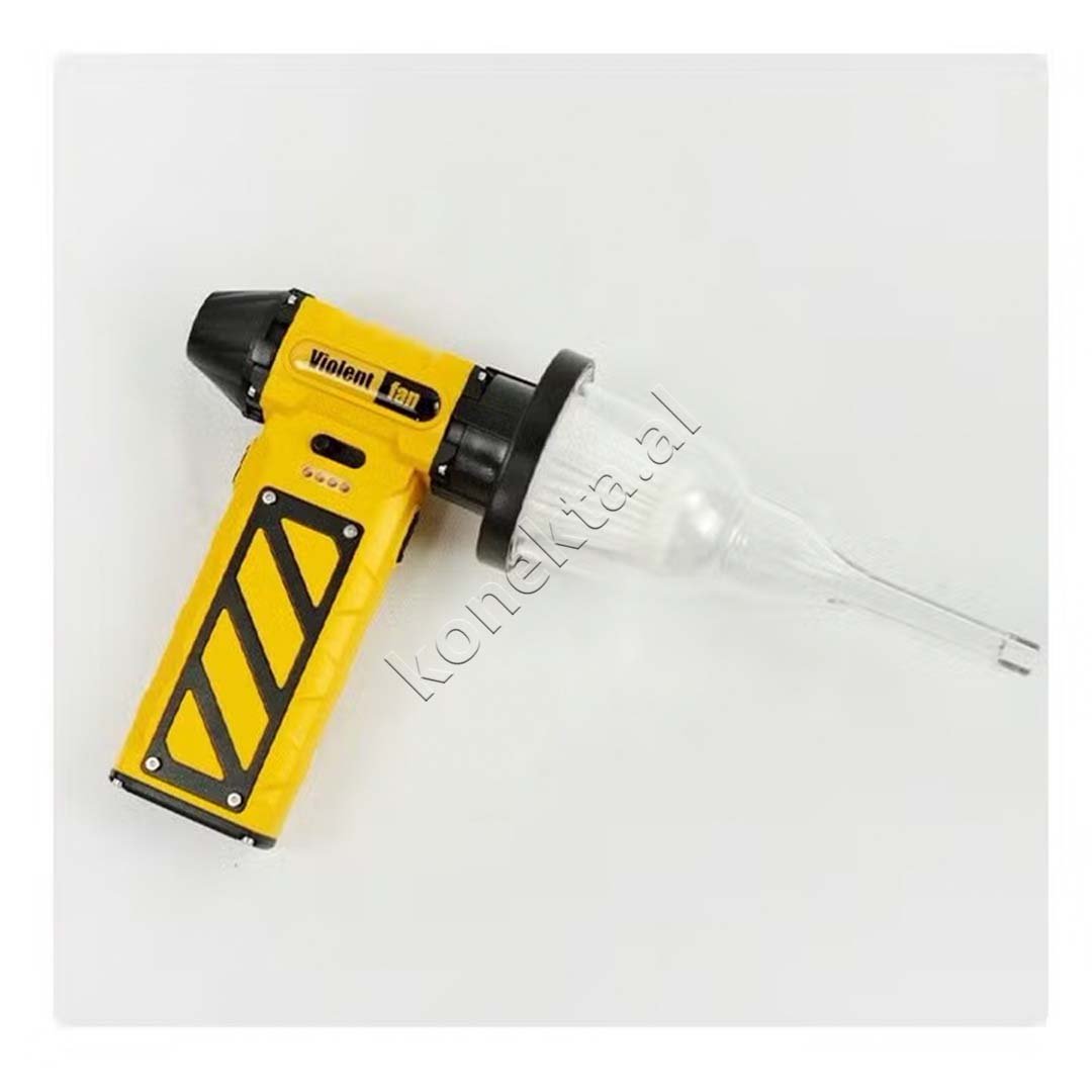 tjetertjeter Turbo Fan, Black/Yellow - Thumbnail 4
