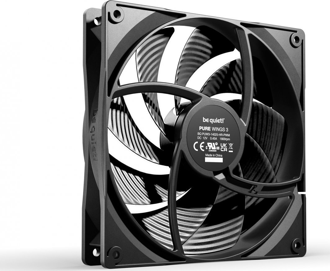 Be quiet! Pure Wings 3 PWM High-Speed Fan, 140 mm - Thumbnail 2