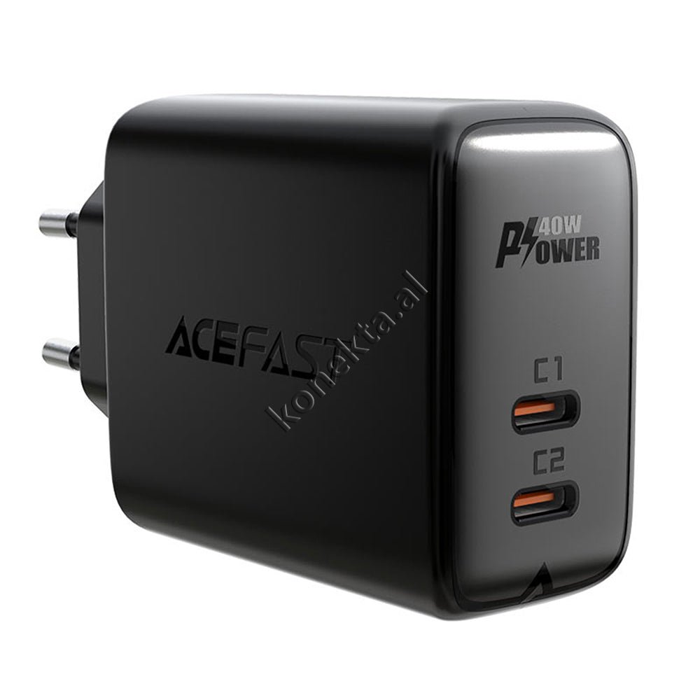 AceFast Adaptor Karikimi 40W Me 2 Porta Type-C - Thumbnail 4