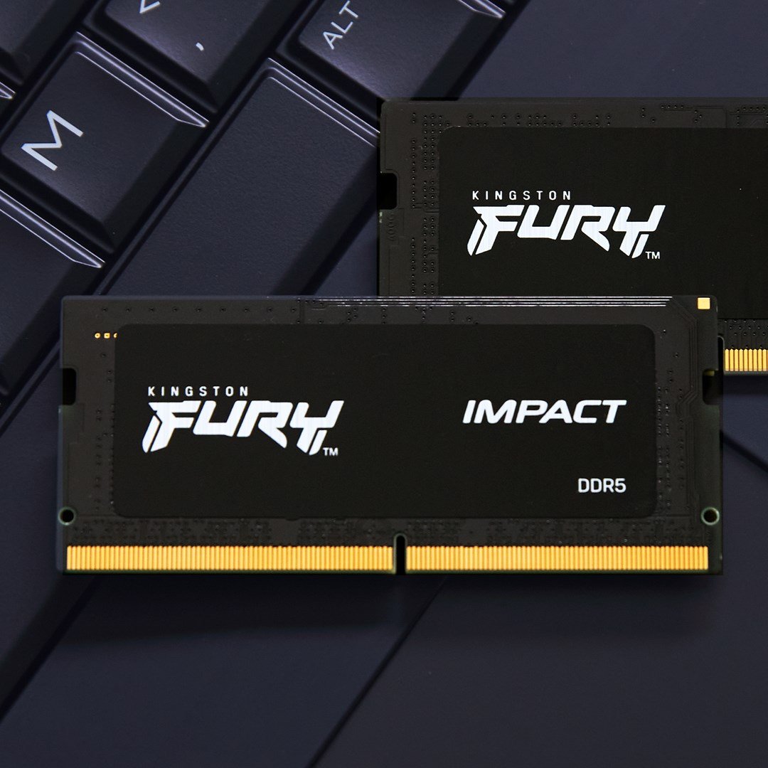 Kingston FURY Impact Memory 16GB DDR5, 4800MT/s, SODIMM CL38, Black - Thumbnail 19