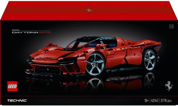 LEGO Technic 42143 Ferrari Daytona SP3 Set, 3778 Pieces - Thumbnail 9