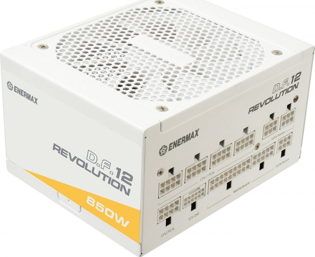 Enermax Revolution D.F. 12 ETV850G-W Power Supply, 850W, ATX 3.0 - Image 1