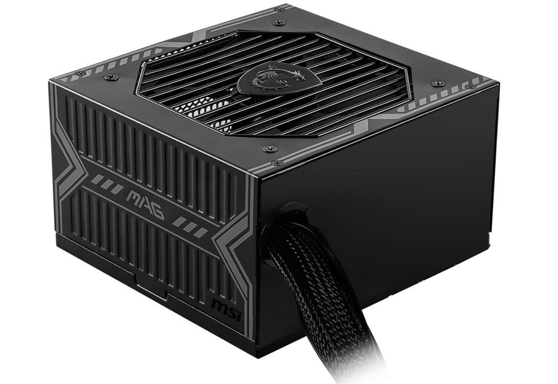 MSI Power Supply, 80 PLUS Bronze, 120mm, Black - Image 1
