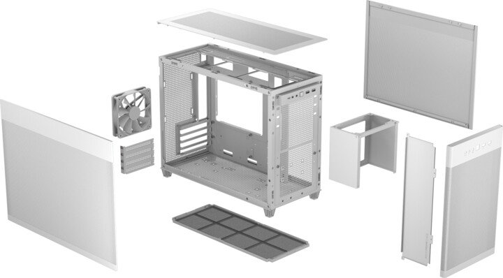 ASUS AP201 PRIME Computer Case, White - Thumbnail 11