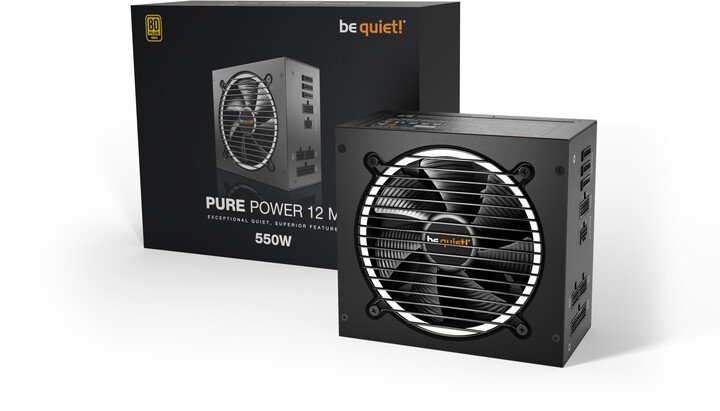 Be quiet! Pure Power 12 M Power Supply 550W - Thumbnail 3
