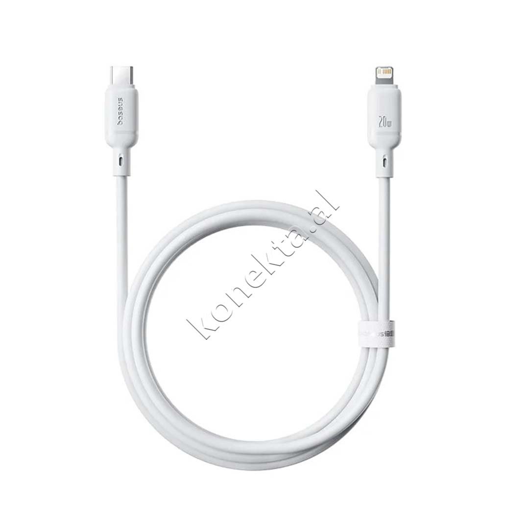 Baseus Silky Type-C to Lightning Cable, 20W, 2M - Image 1