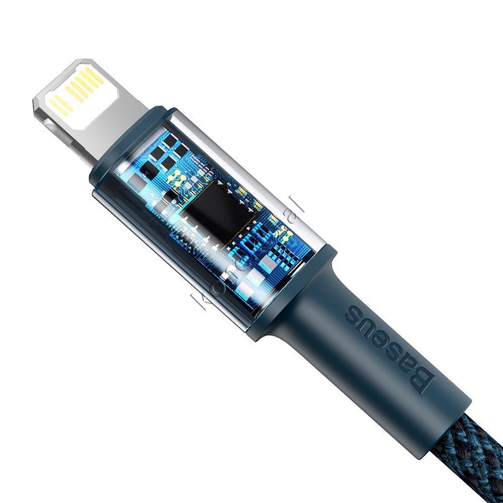 Baseus 2 Ne 1 Type-C Ne Lightning Cable, Fast Charge 20W, PD Protocol, 1m, Black - Thumbnail 17