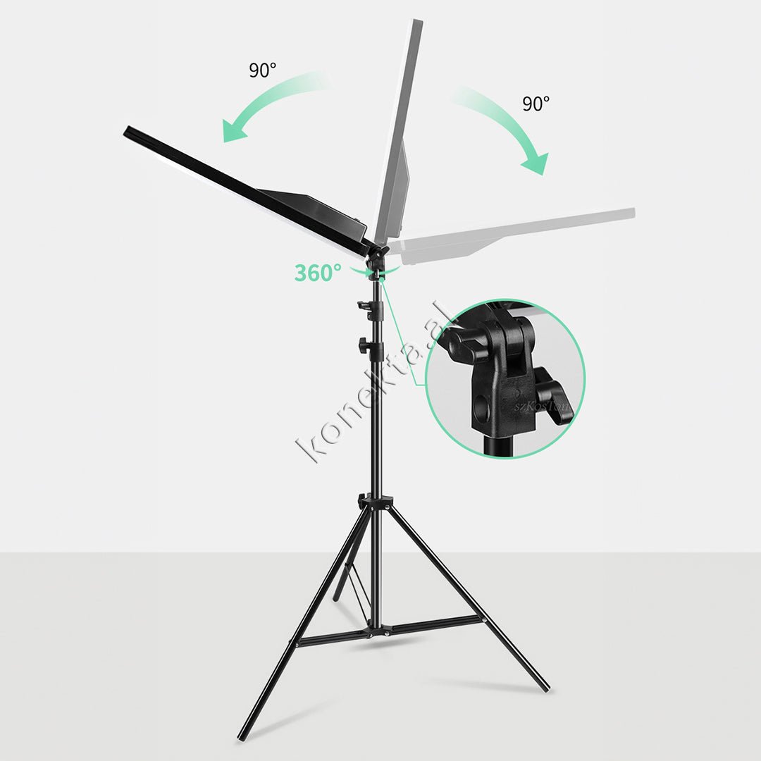 tjetertjeter Tripod Me Drite LED 18.5" Me Super Ndriçim Qe Reflekton Ngjyrat Origjinale - Thumbnail 14