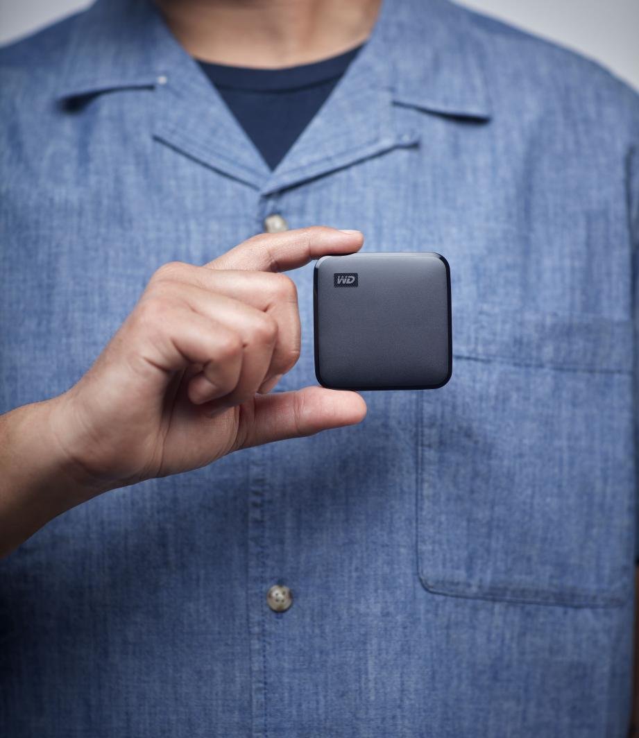 WD Elements SE External SSD, 1TB, Black - Thumbnail 7