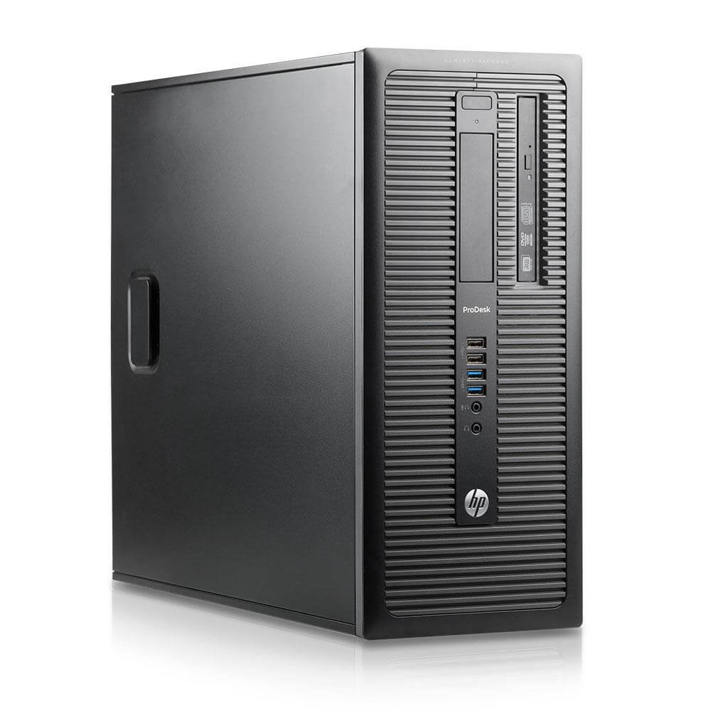 HP 600 G1 Desktop, Intel Core i5-4590, 16 GB RAM, 256 GB SSD, Used - Image 1