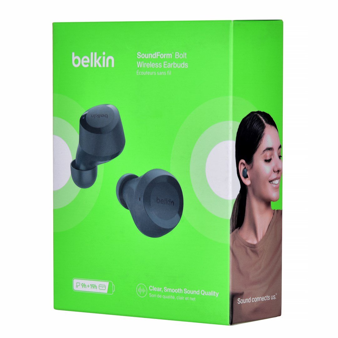 Belkin SoundForm Bolt Headset, Wireless, Brown - Thumbnail 8