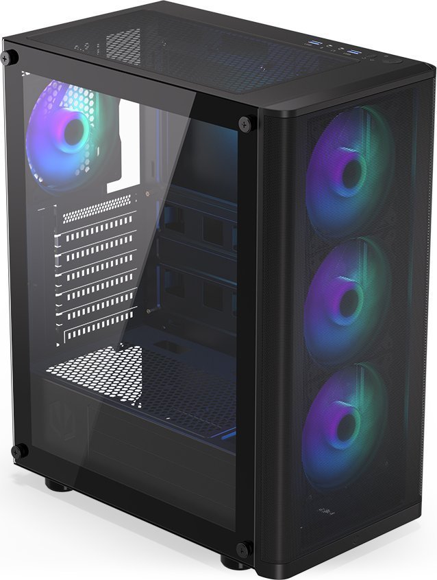 Endorfy Ventum 200 Case, ARGB, Midi Tower - Thumbnail 5