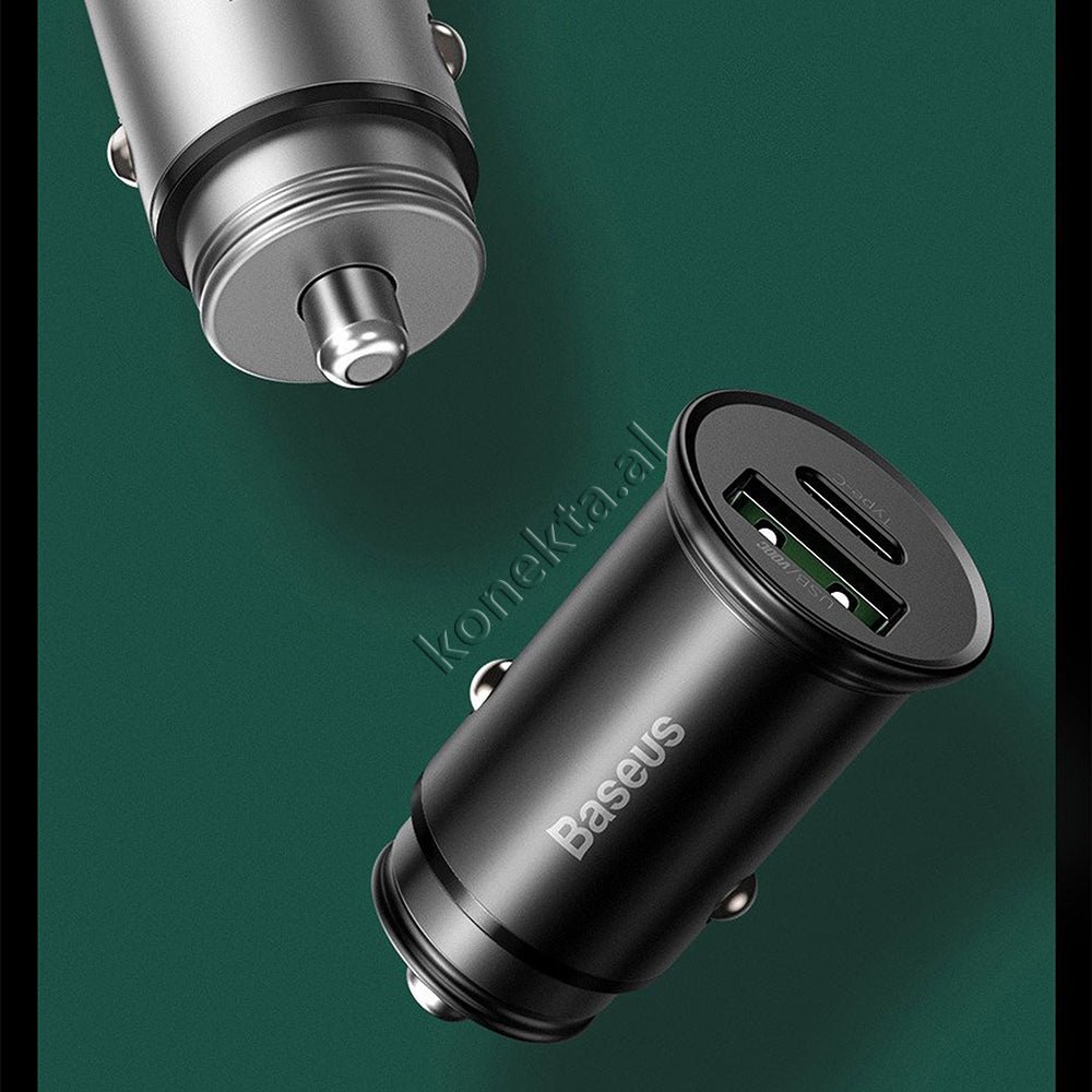 Baseus 30W Car Charger, Black - Thumbnail 16