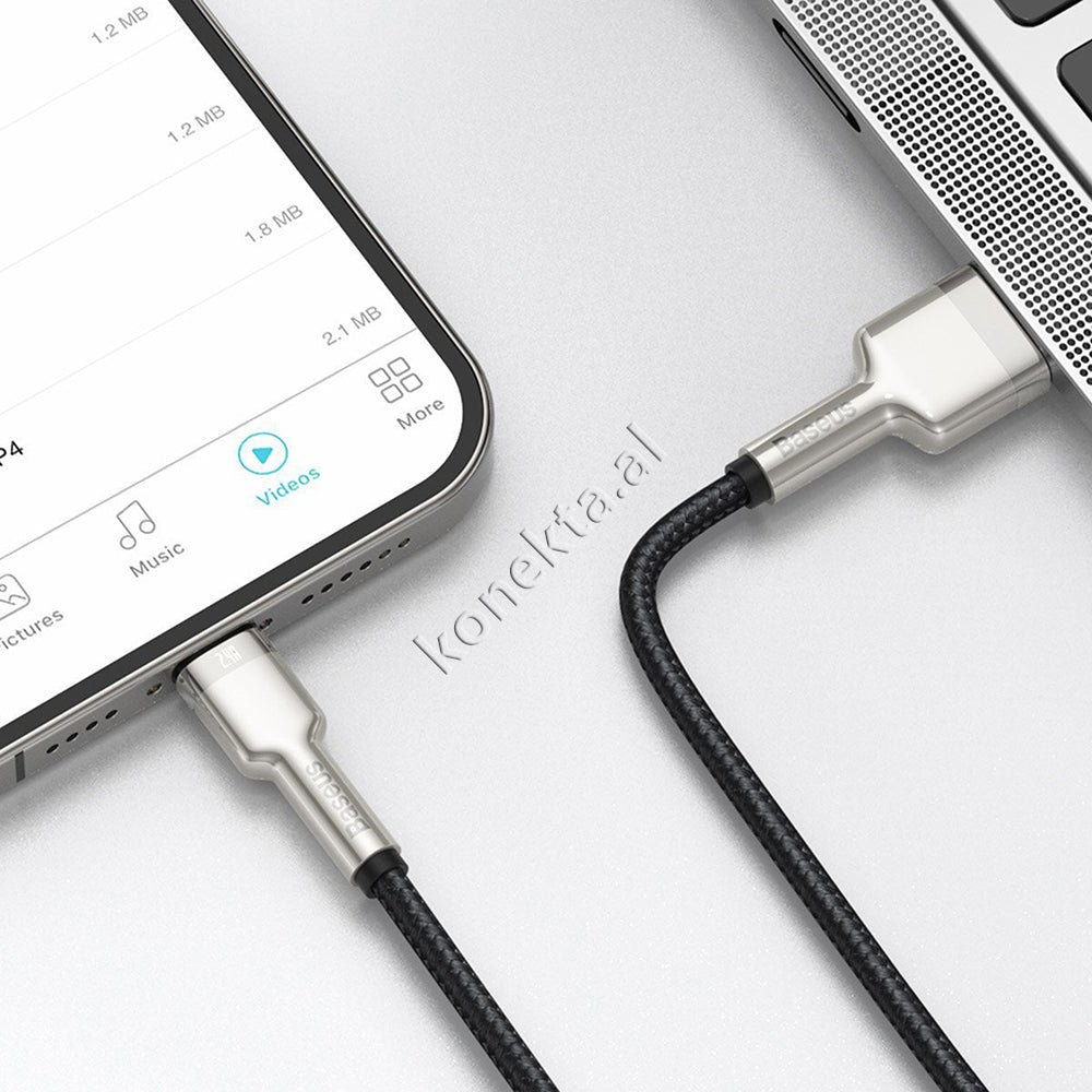 Baseus Cafule Lightning USB Cable, 1m - Thumbnail 7