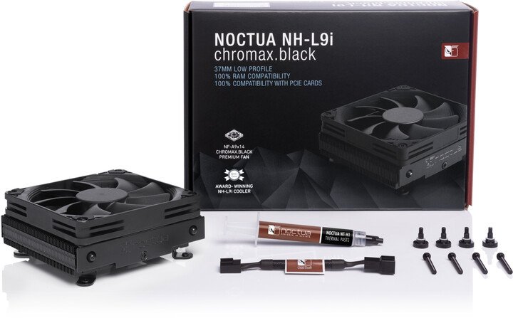 Noctua NH-L8i Chromax Cooler, Black - Thumbnail 3