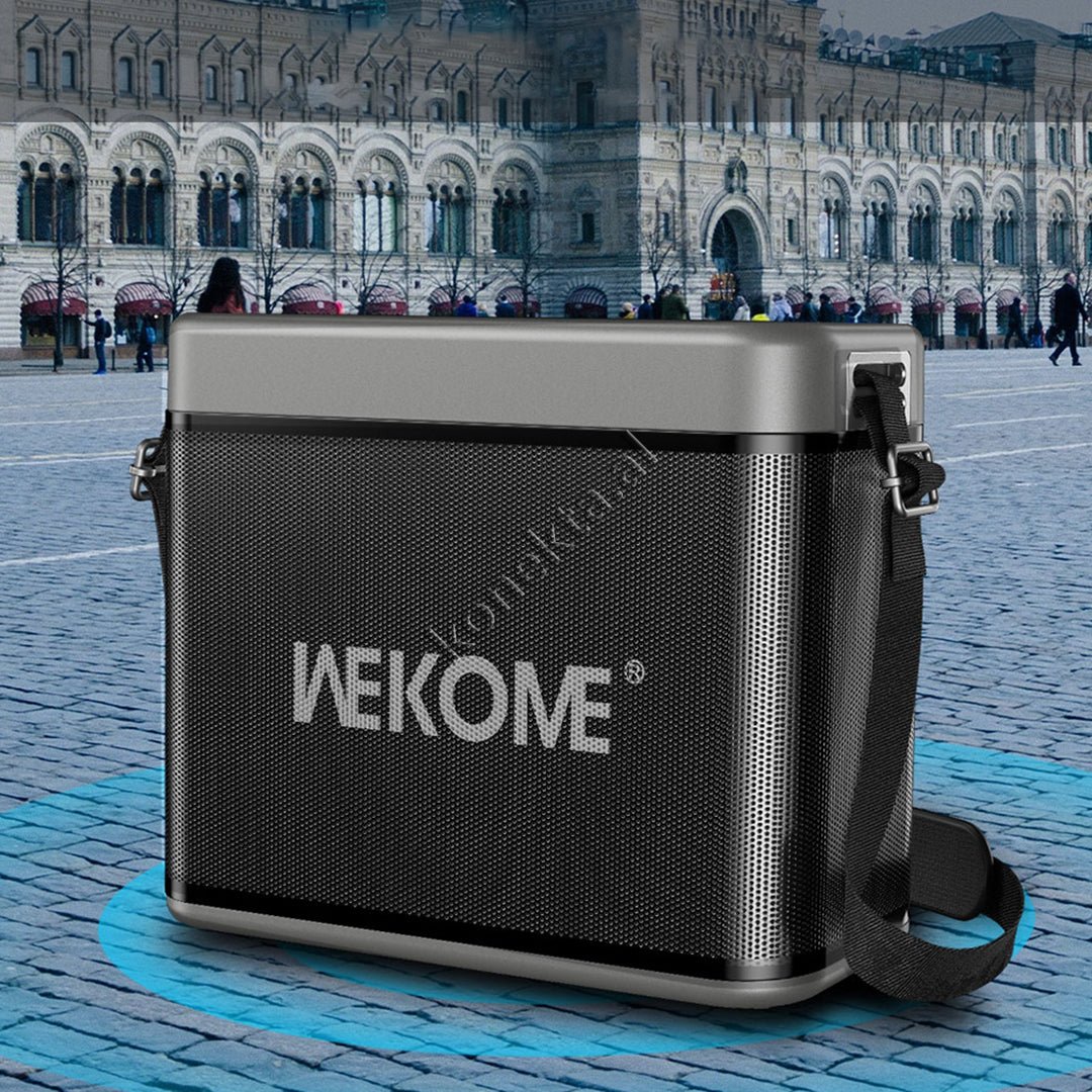 WK Bluetooth Speaker, 120W, Super Bass, With Two Microphones, Audio Port 6.5mm - Thumbnail 4