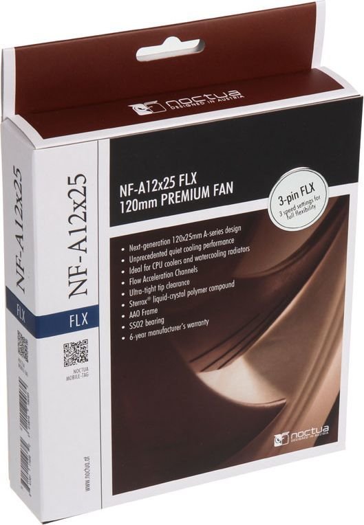 Noctua NF-A12x25 FLX Cooler, 120 mm - Thumbnail 7