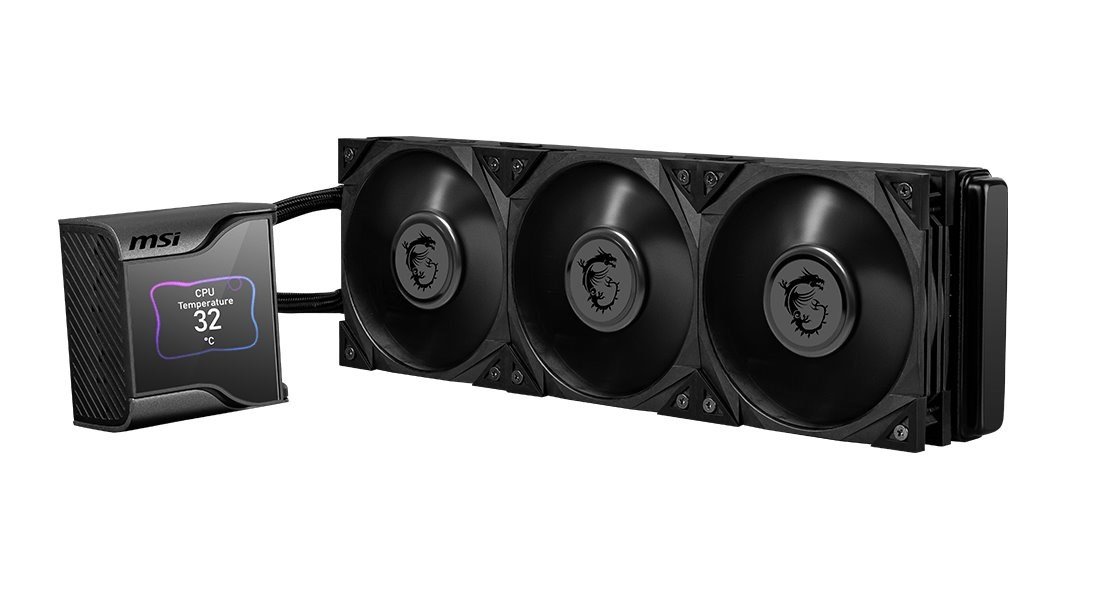 MSI MEG CoreLiquid S360 Water Cooler, 360mm, Black - Thumbnail 4
