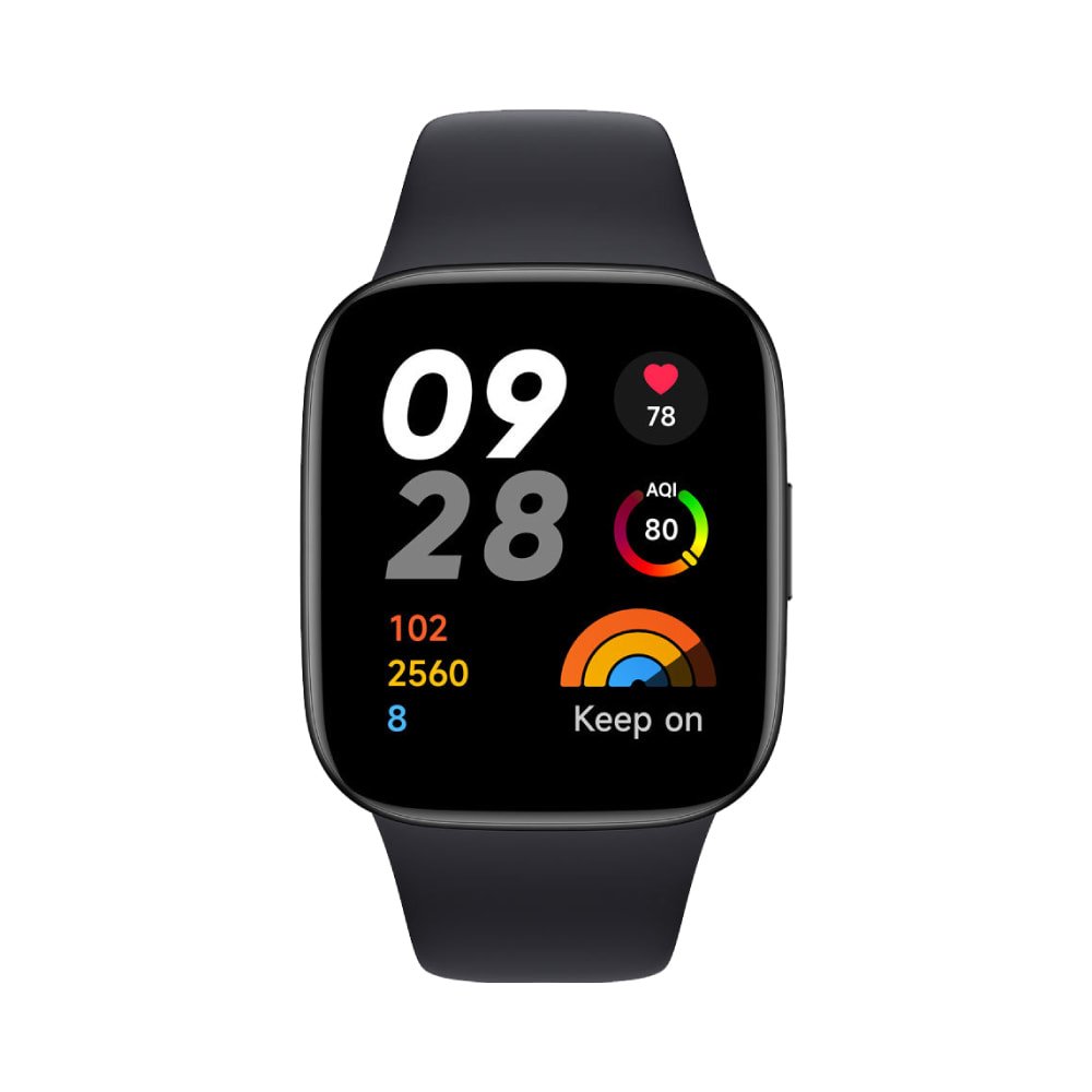 Xiaomi Redmi Watch 3 Smartwatch, Black - Image 1