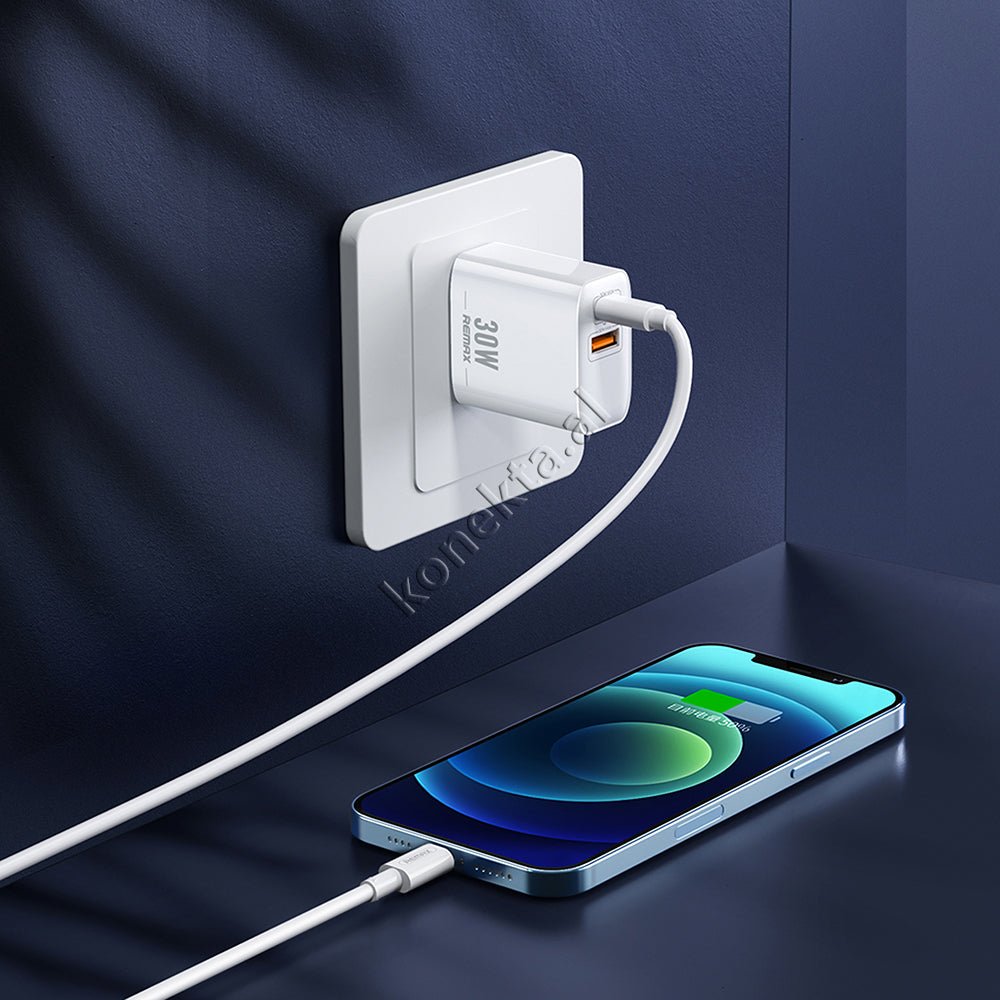 REMAX 30W Charger, White - Thumbnail 4