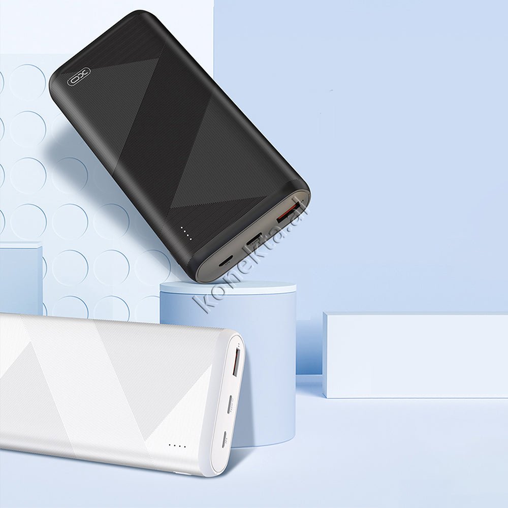 XO 20000mAh Power Bank, Black, 2 Ports - Thumbnail 3