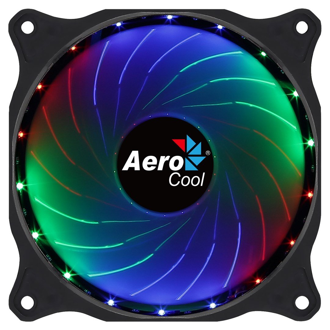 Aerocool COSMO12FRGB Fan, 12 cm, Black - Thumbnail 3
