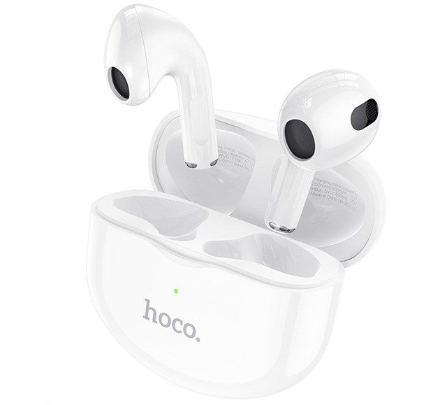 Hoco EW35 Sonido Wireless Bluetooth Earbuds, White - Image 1