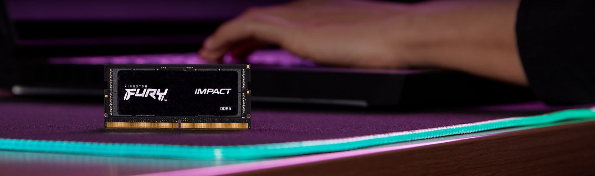 Kingston FURY Impact Memory 16GB DDR5, 4800MT/s, SODIMM CL38, Black - Thumbnail 7