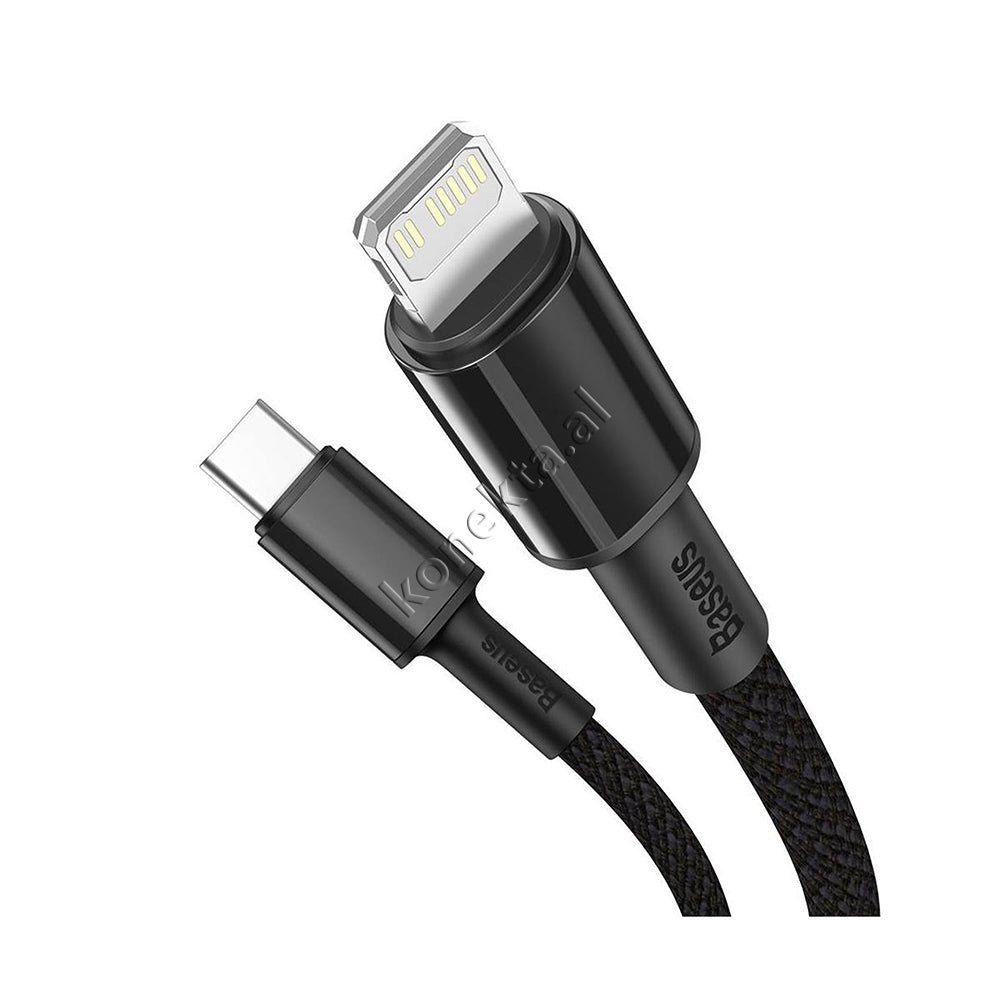 Baseus 2 Ne 1 Type-C Ne Lightning Cable, Fast Charge 20W, PD Protocol, 1m, Black - Thumbnail 8