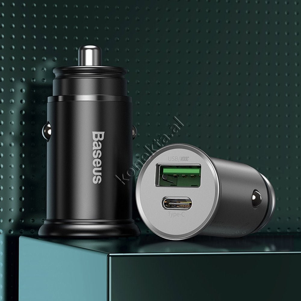 Baseus 30W Car Charger, Black - Thumbnail 9
