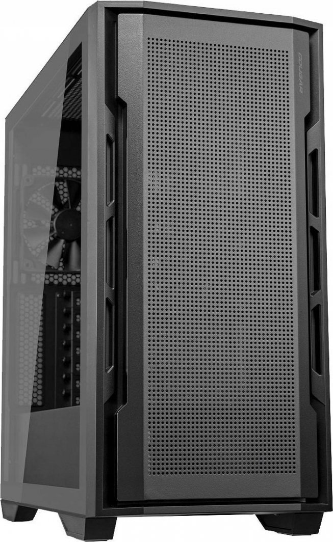 Cougar Uniface Case, Black, Midi Tower - Image 1