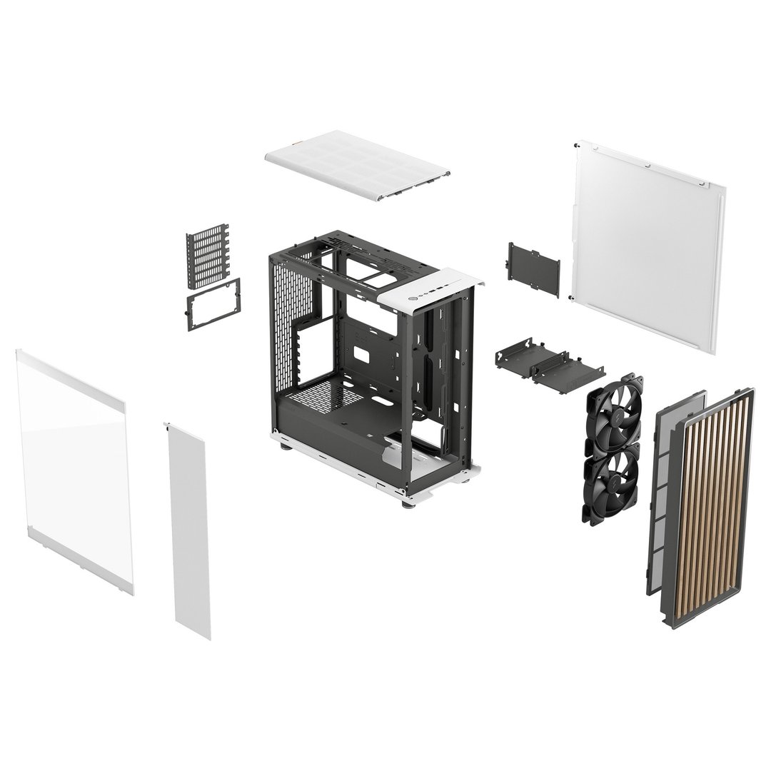 Fractal Design North Case, White - Thumbnail 4
