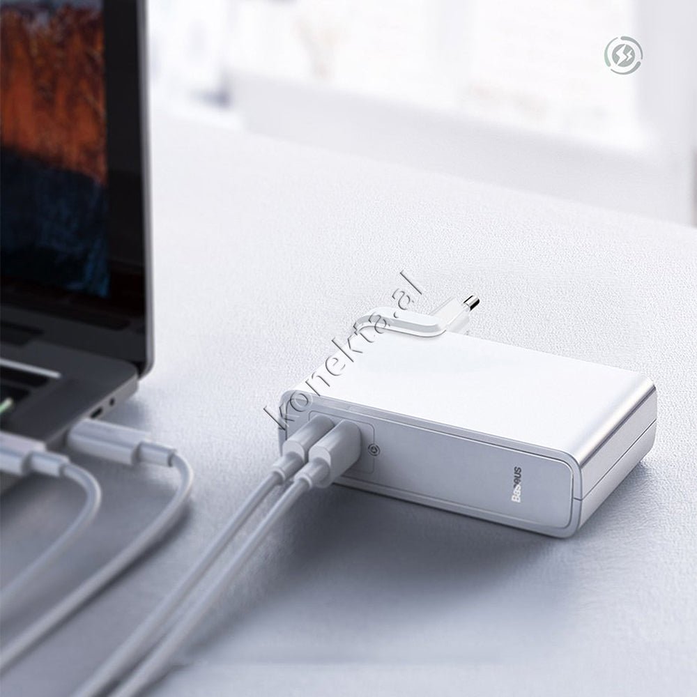 Baseus 2 in 1 Charger and Power Bank, 45W, 10000mAh, Black - Thumbnail 12