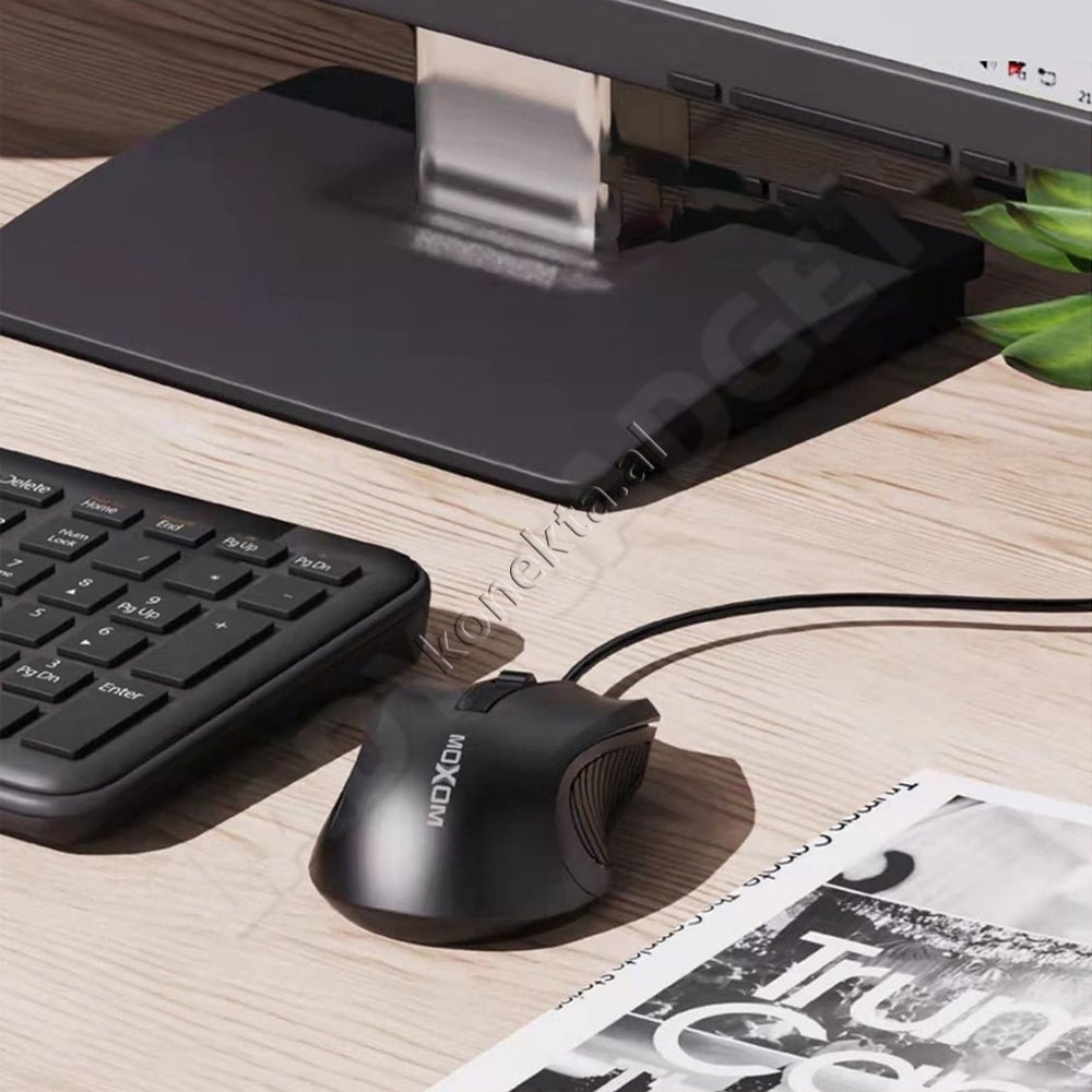 Moxom Gaming Mouse, Black - Thumbnail 4