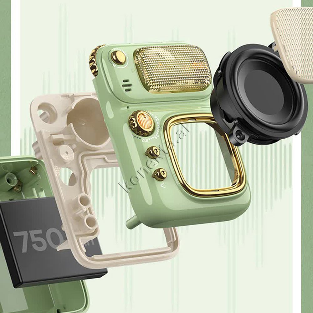 REMAX Bluetooth Speaker with Integrated Single Earphone - Thumbnail 5