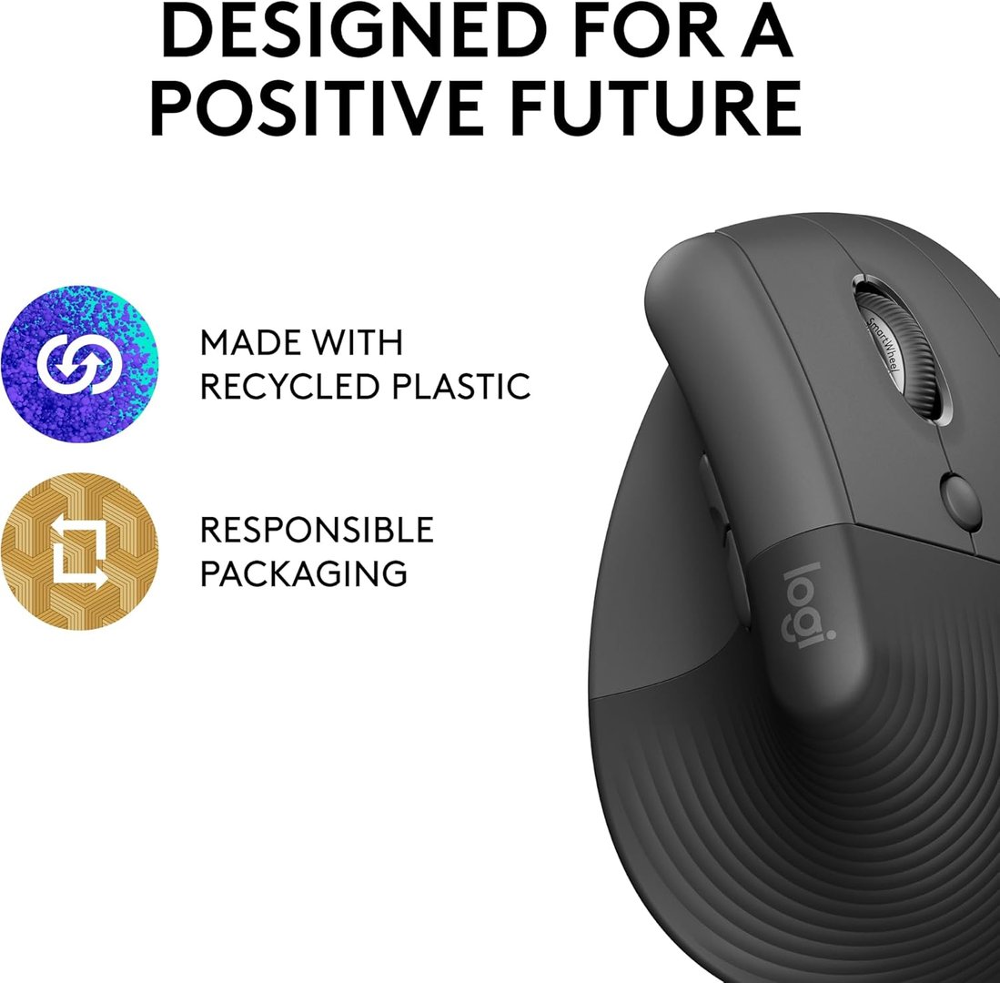 Logitech Lift Mouse Vertical Ergonomic - Thumbnail 9