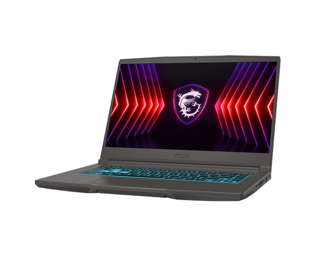 MSI Thin A15 B7VF-412XPL Laptop, 15.6", AMD Ryzen 7 7735HS, 16GB DDR5-SDRAM, 512GB SSD, NVIDIA GeForce RTX 4060, Grey - Image 1