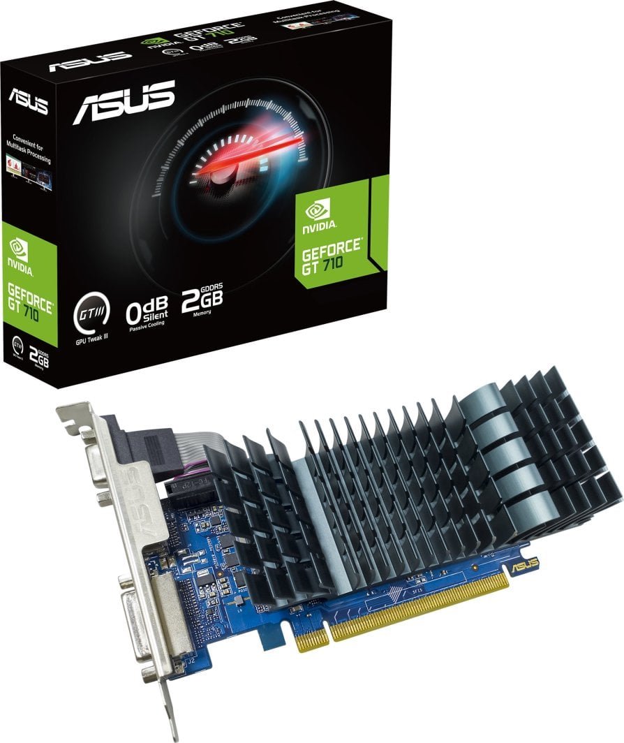 Asus GeForce GT 710 Graphics Card, 2GB GDDR5 EVO - Image 1
