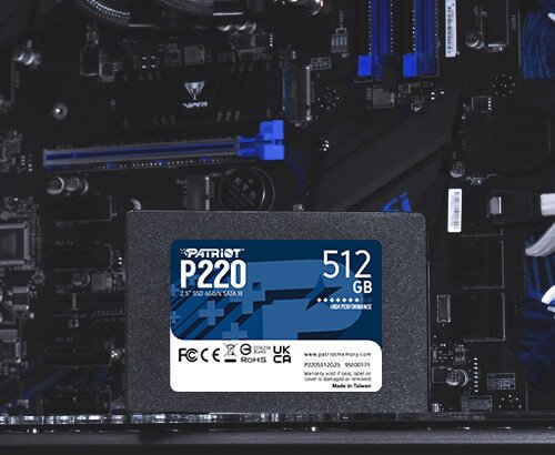 Patriot P220 SSD, 512GB - Thumbnail 4