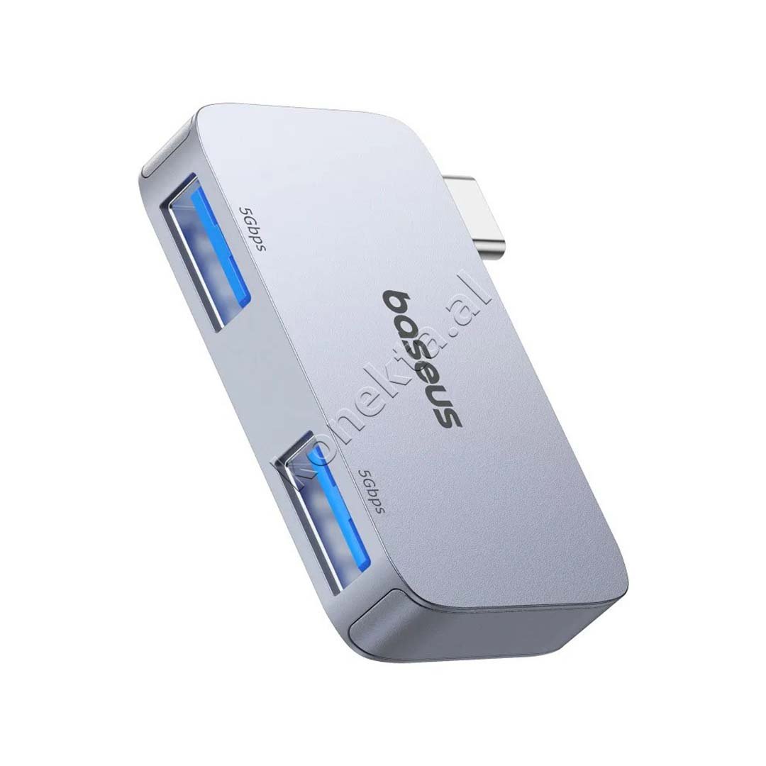 Baseus USB Hub, 2 USB 3.0 Ports and 1 USB-C Port - Image 1