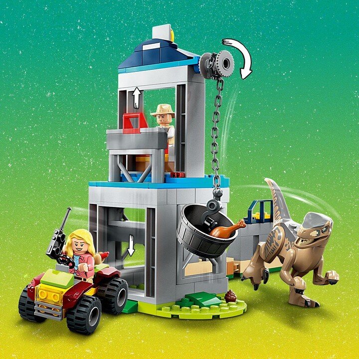 LEGO Jurassic World 76957 Velociraptor Escape Set, 137 pjesë - Thumbnail 4