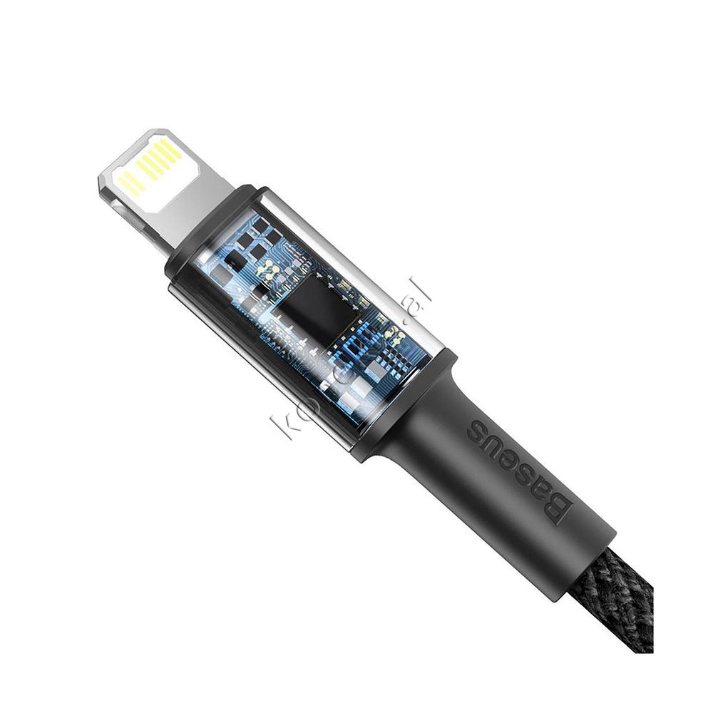 Baseus 2 Ne 1 Type-C Ne Lightning Cable, Fast Charge 20W, PD Protocol, 1m, Black - Thumbnail 9