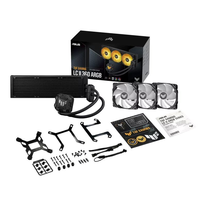 ASUS TUF GAMING LC II 360 ARGB Liquid Cooler, 12 cm, Black - Thumbnail 5